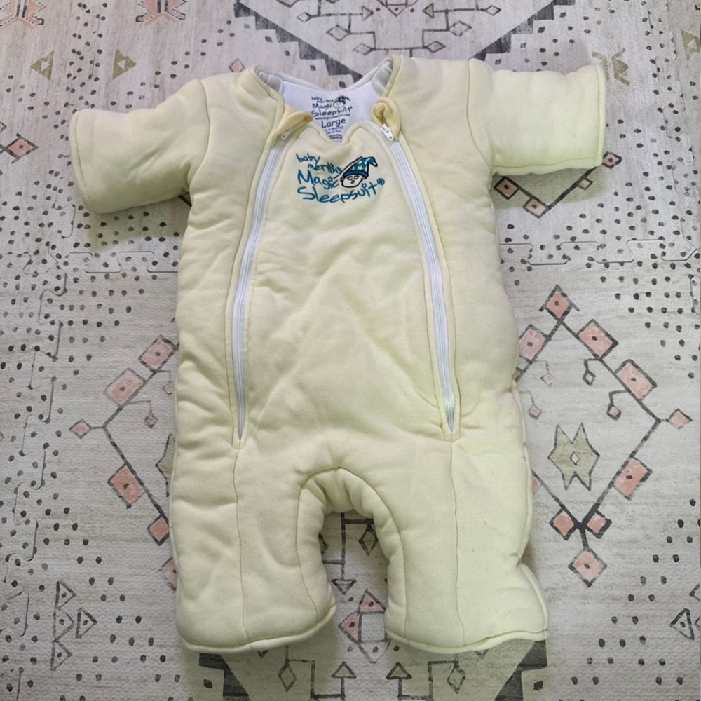 Baby Sleep Suit in Cream